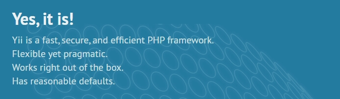 Framework PHP terbaik: Yii