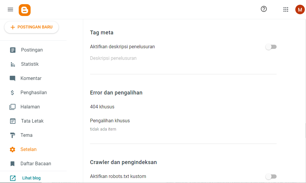 Manajemen situs Blogspot vs WordPress