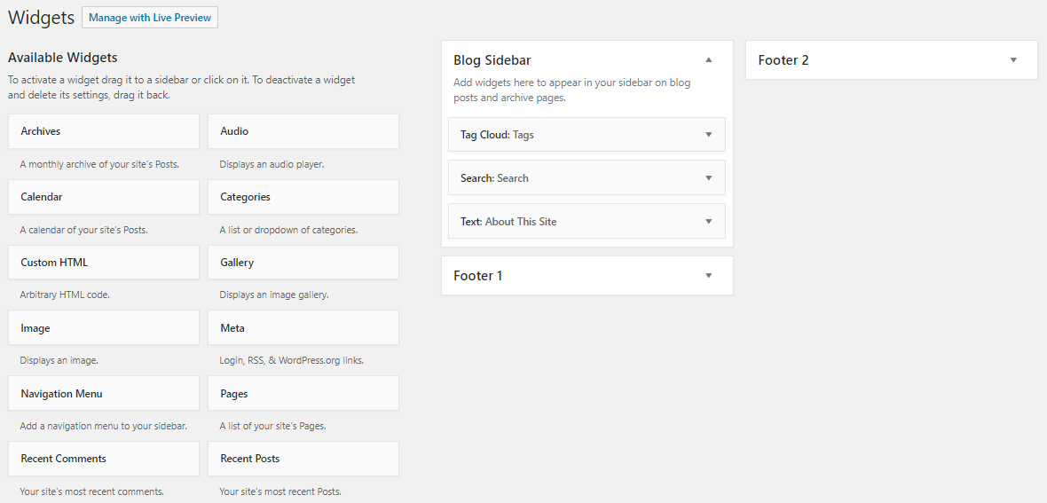 Cara membuat tag cloud widget WordPress