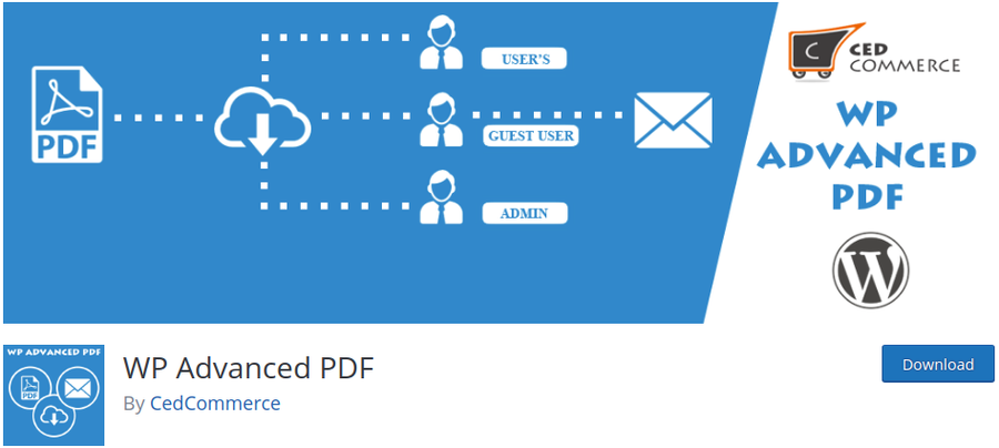 banner plugin WP Advances pdf
