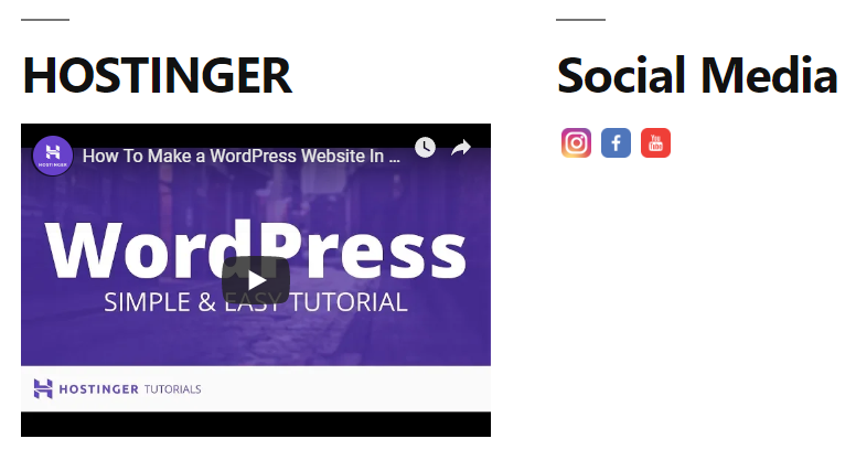 ikon sosmed yang sudah berada pada halaman website