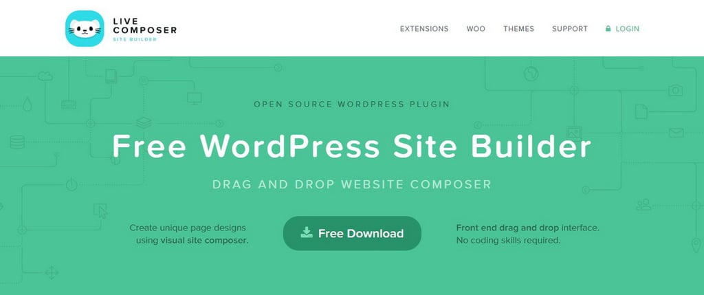 landing page plugin live composer