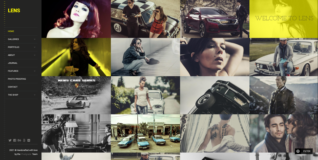 WooCommerce theme Lens