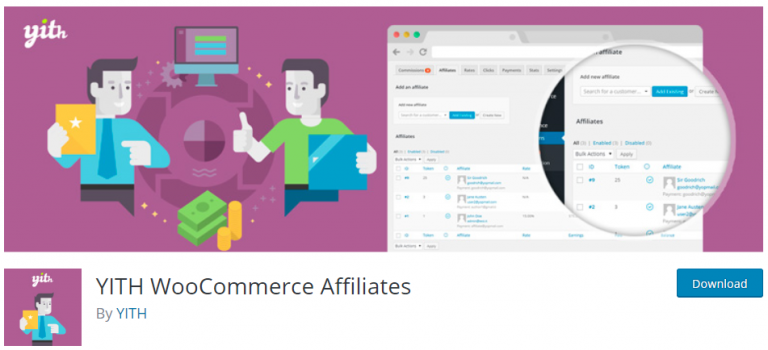 Plugin afiliasi YITH WooCommerce Affiliates