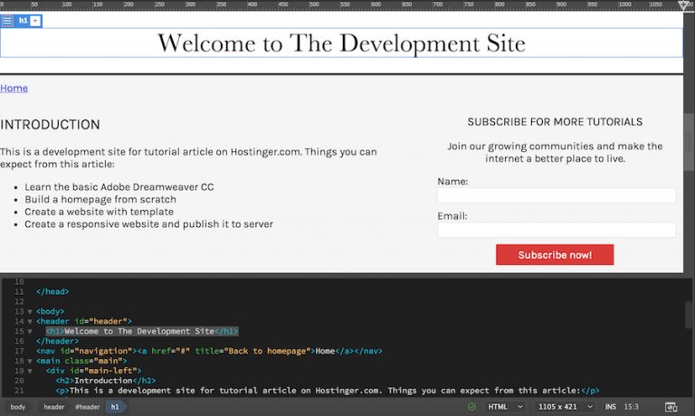code editor dreamweaver yang mudah digunakan