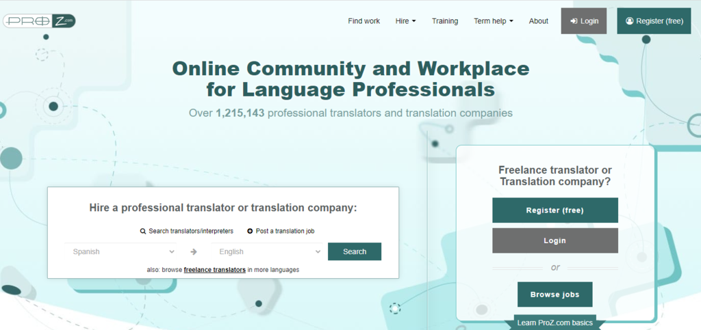 Website freelance ProZ