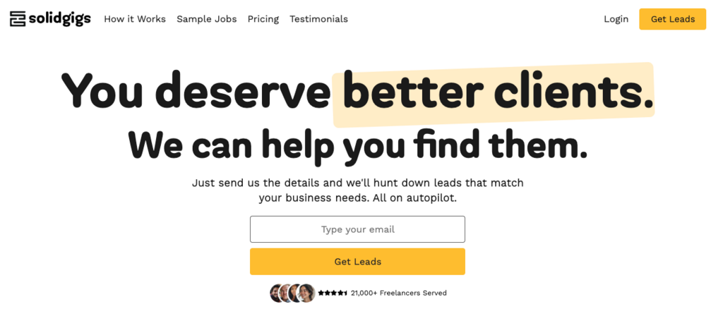 homepage solidgigs