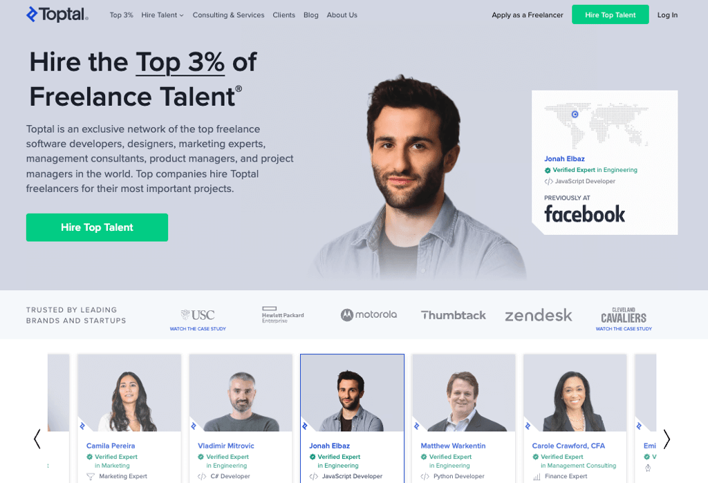 homepage toptal