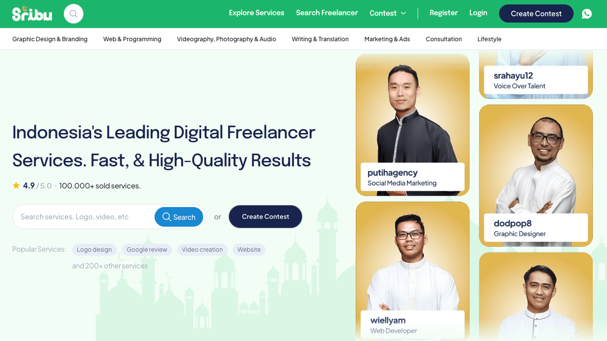 website freelance sribu