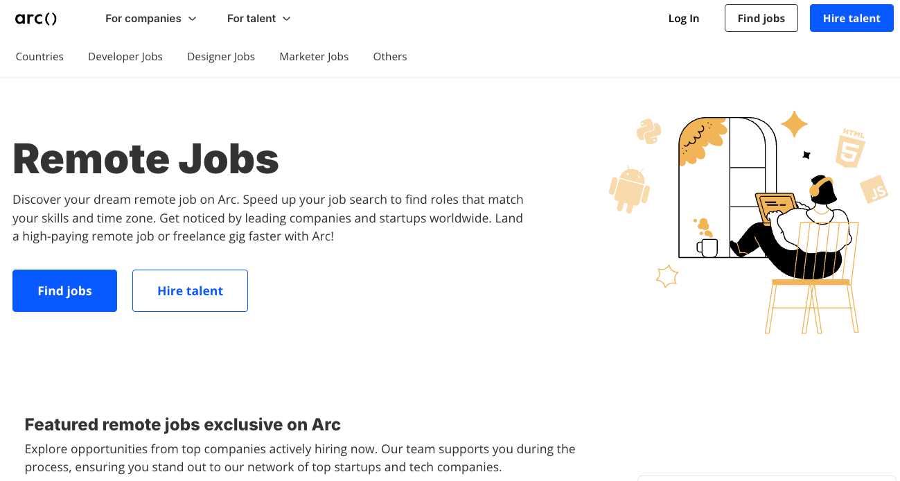 website freelance arc