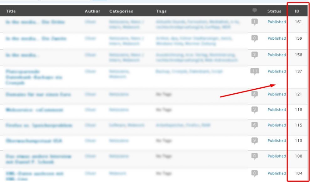 plugin reveal id menampilkan post id anda