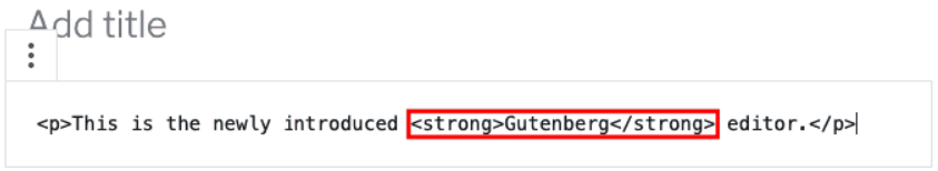 menggunakan editor guttenberg