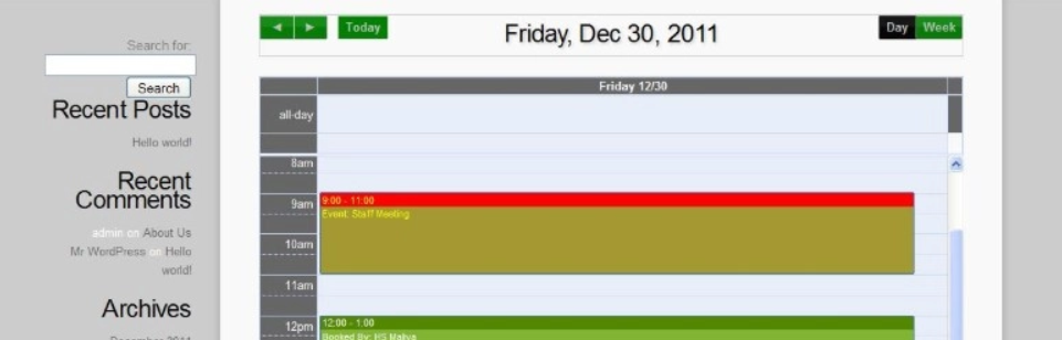 plugin appointmeny calendar