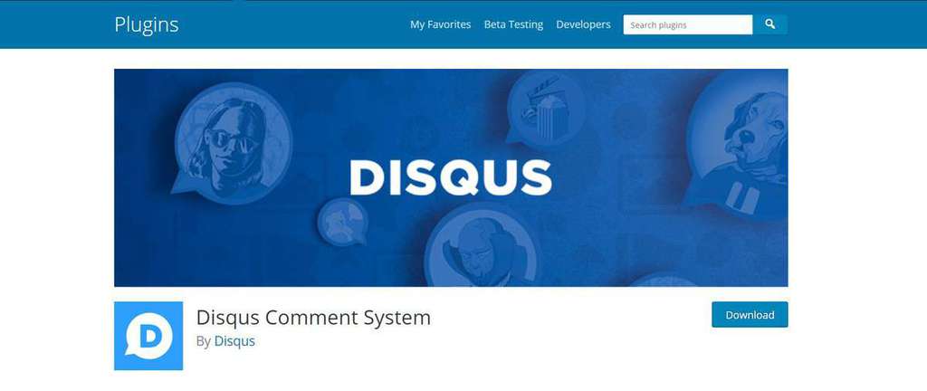 Disqus Comment, WordPress comment plugin