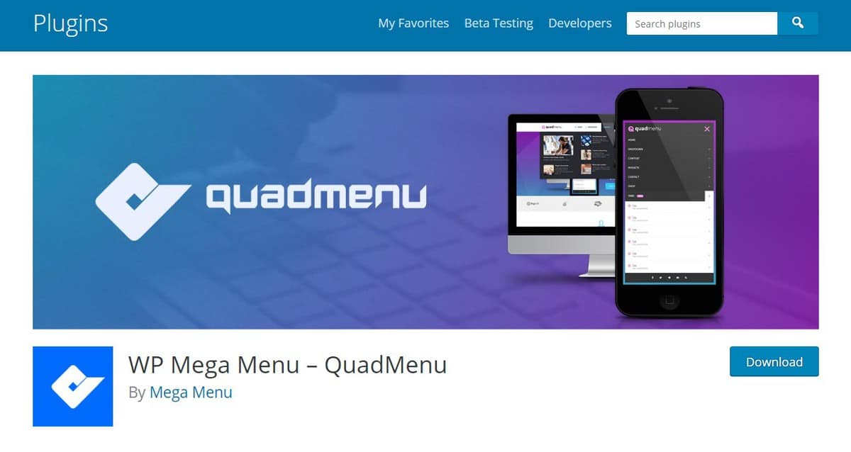 quadmenu wordpress plugin