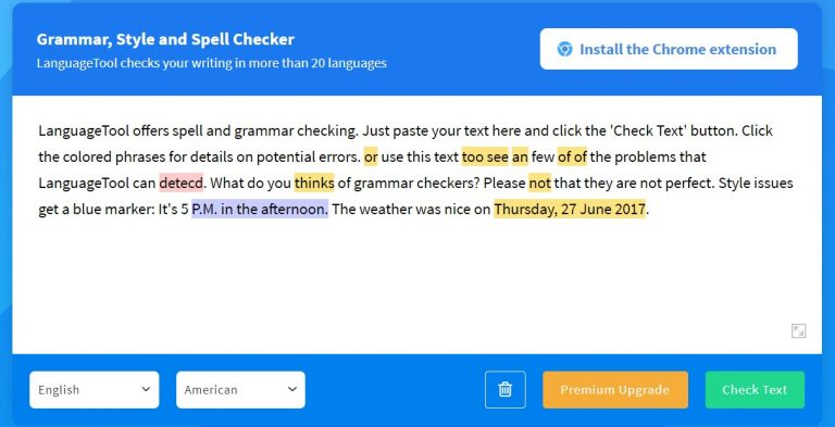 LanguageTool untuk cek grammar