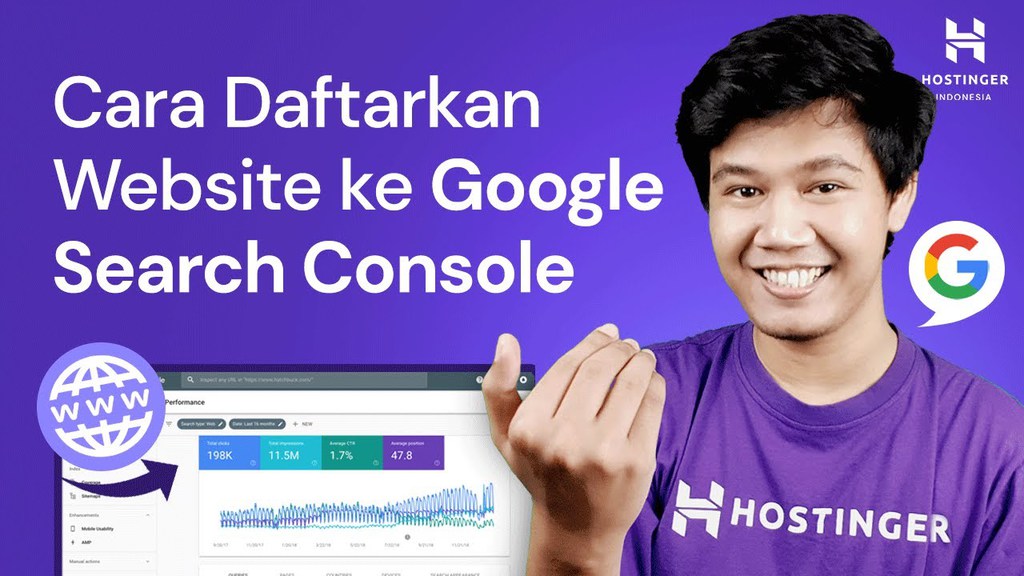 Cara daftar Google Search Console