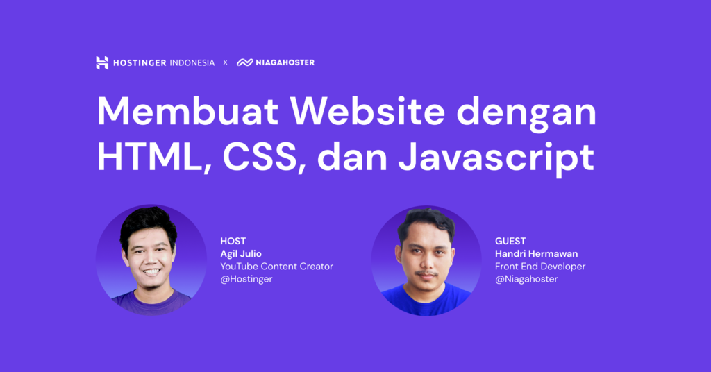 Membuat website dengan HTML, CSS, dan JavaScript