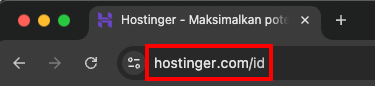 contoh nama domain situs web dengan alamat hostinger indonesia
