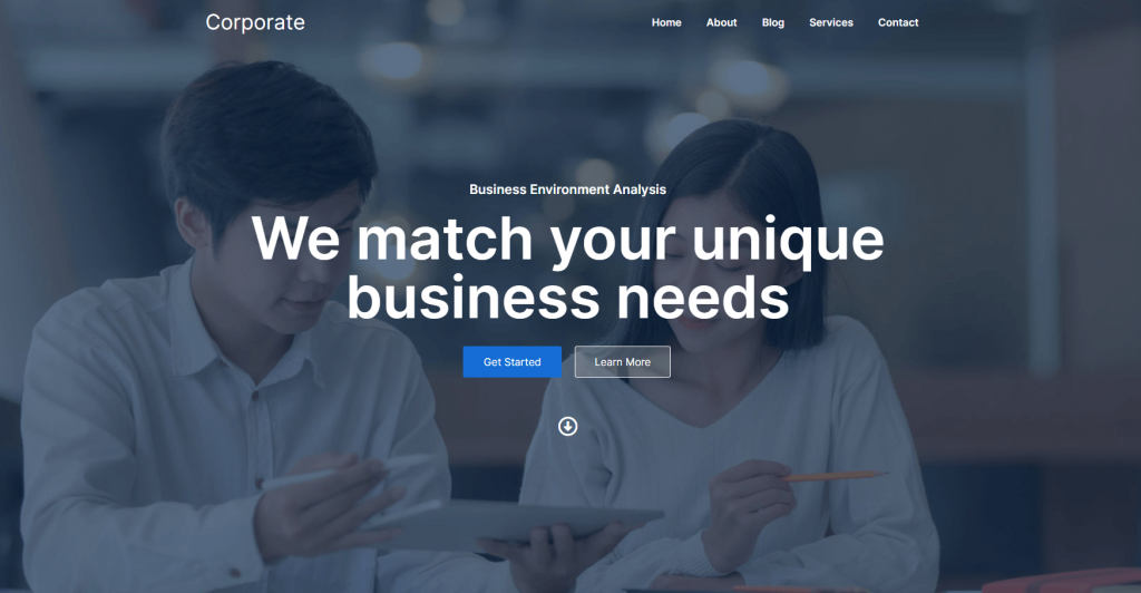 tampilan tema responsive