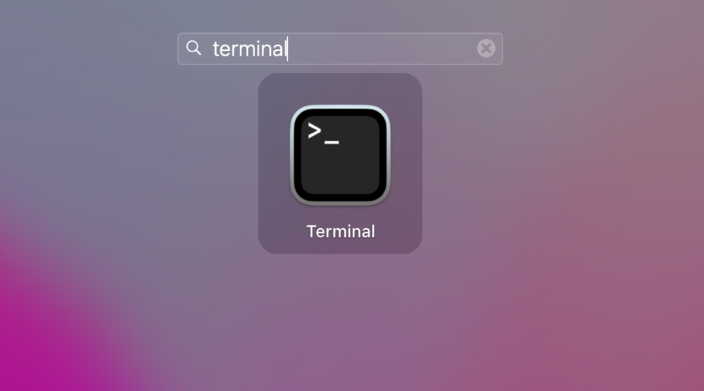 cari terminal di macos