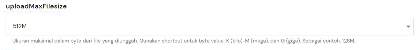 ukuran maksimum upload file