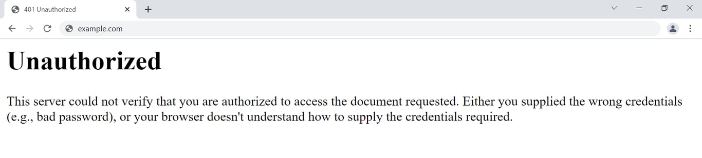 error 401