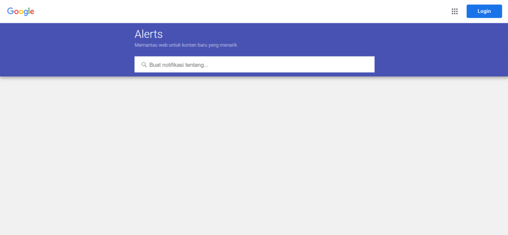 website google alerts