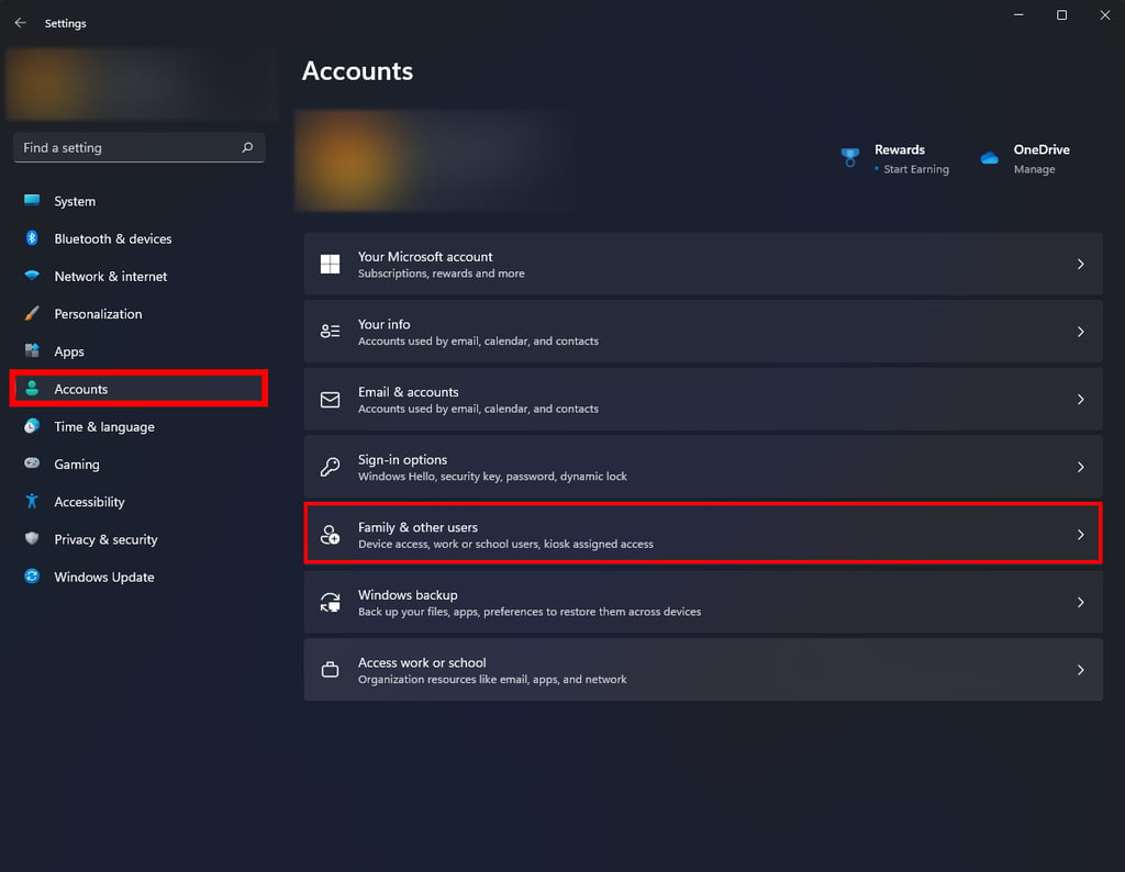 pengaturan akun windows 11
