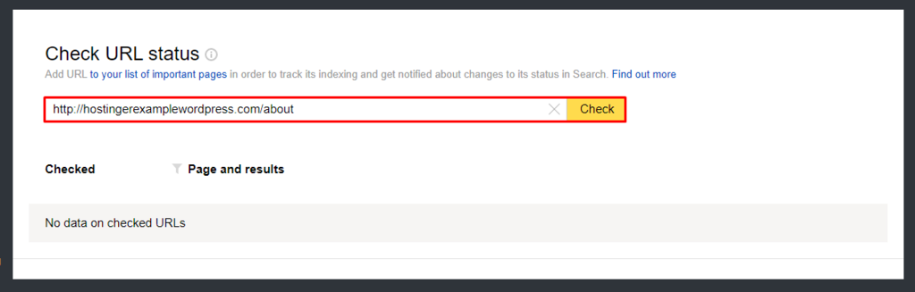 mengecek status url di yandex webmaster