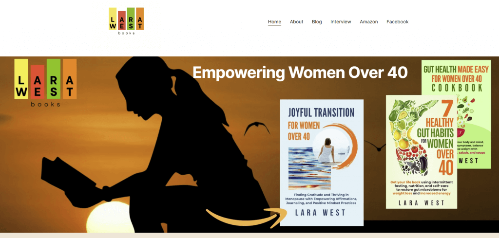 Homepage website Lara West