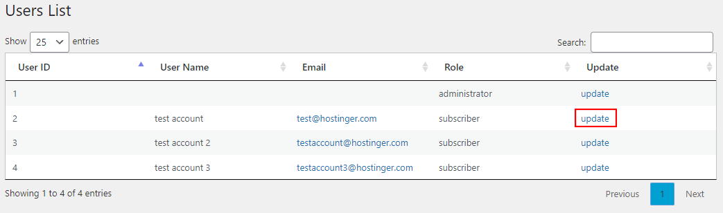 daftar username di plugin username updater