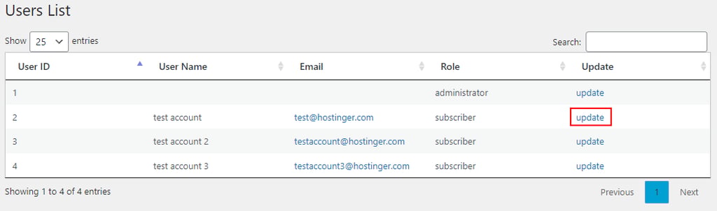 daftar username di plugin username updater