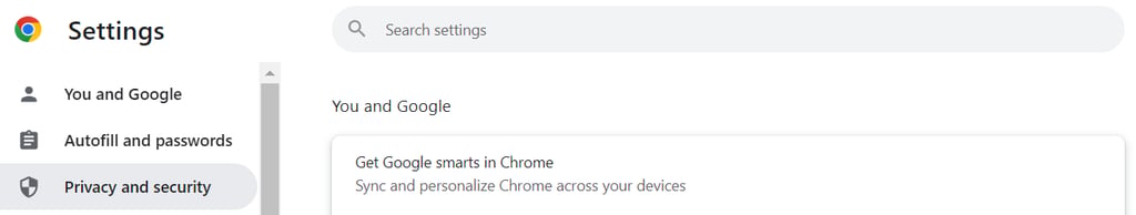 pengaturan privasi dan keamanan di chrome