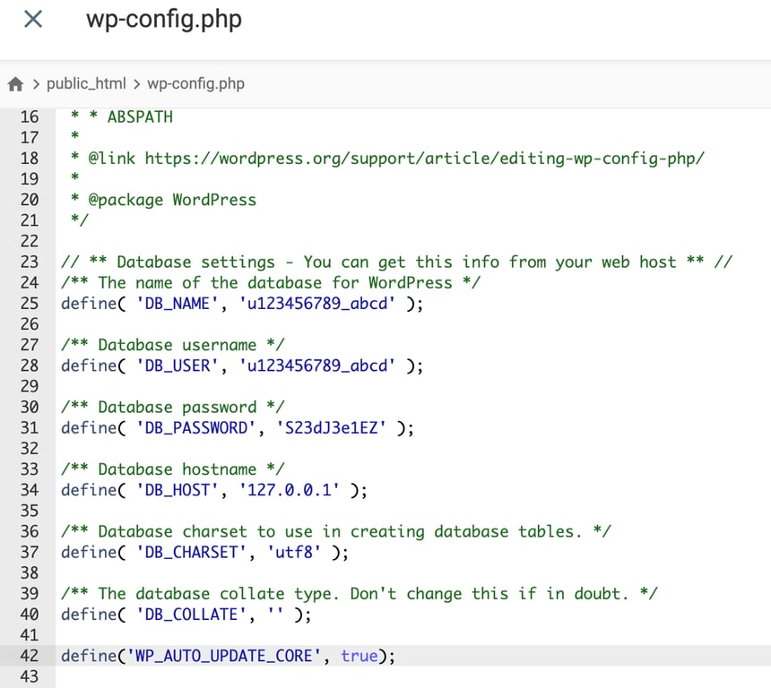 mengubah konfigurasi auto-update di wpconfig