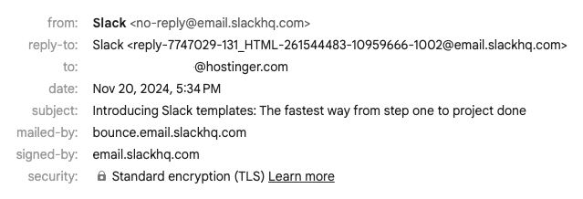 tampilan contoh header email