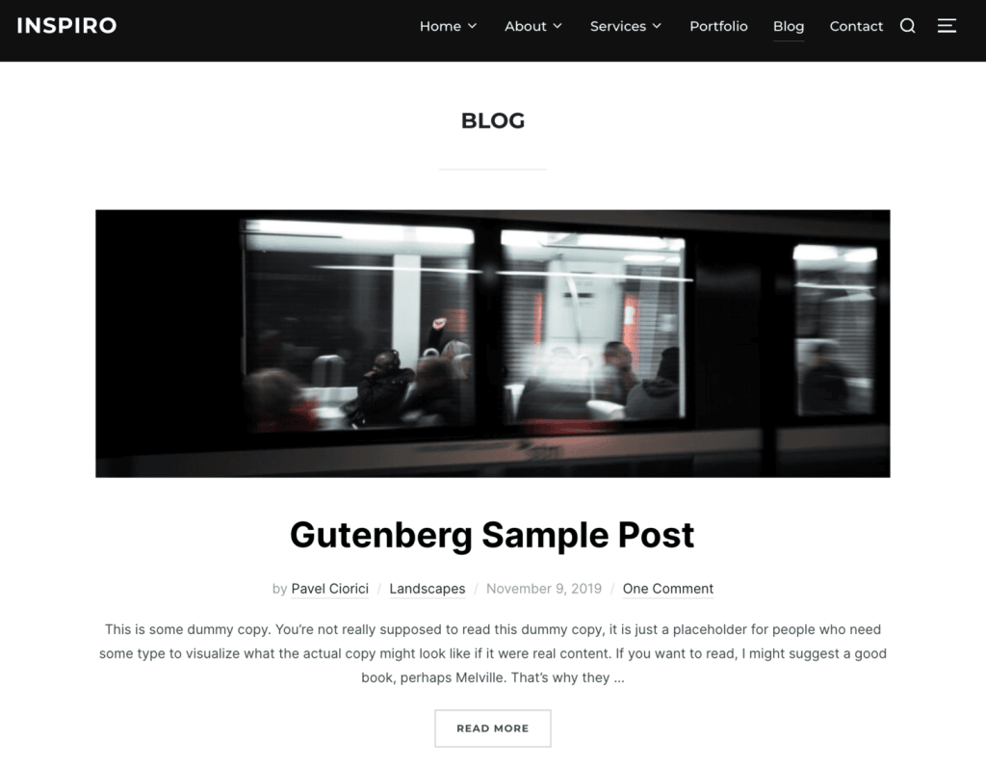 tampilan pratinjau inspiro