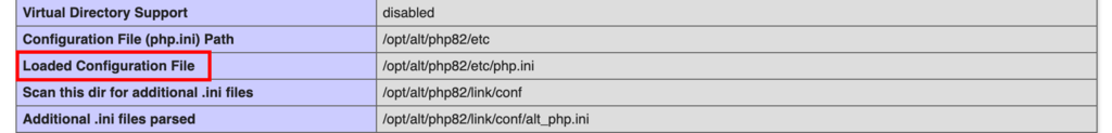 bagian loaded configuration file phpinfo.php