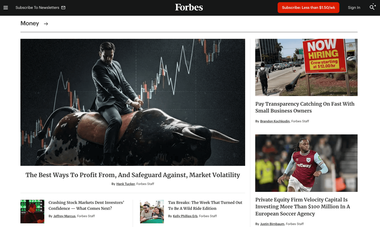 halaman website forbes