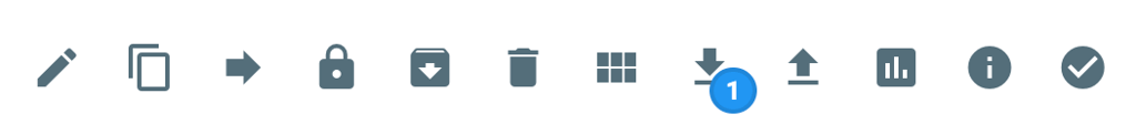 tampilan menu bagian atas file manager hostinger