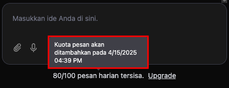 informasi pembaruan kuota pesan hostinger horizons