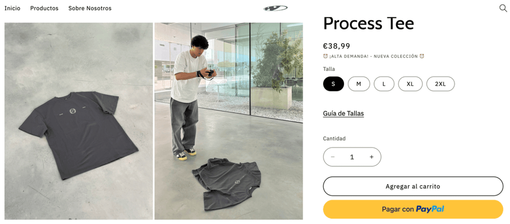 Halaman produk di website Aware Corp