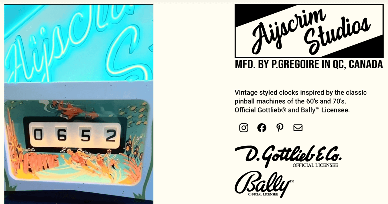 Homepage website Ayscrim Studios