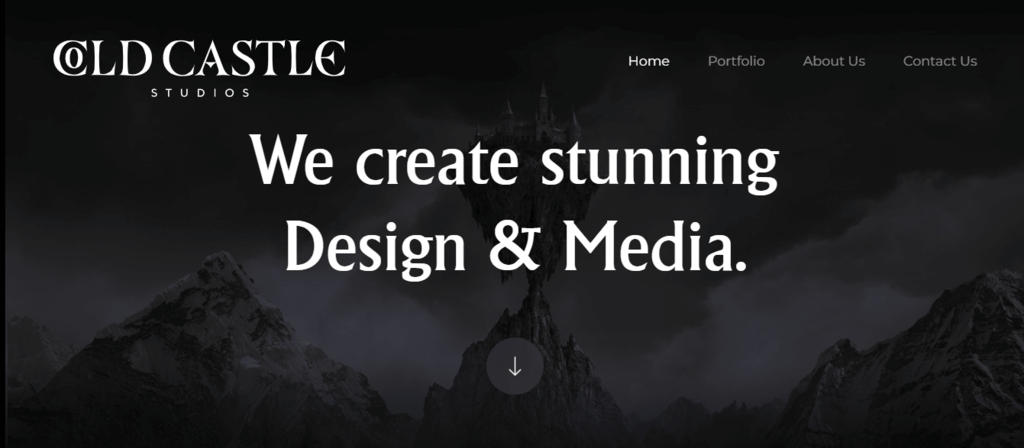 homepage website Cold Castle