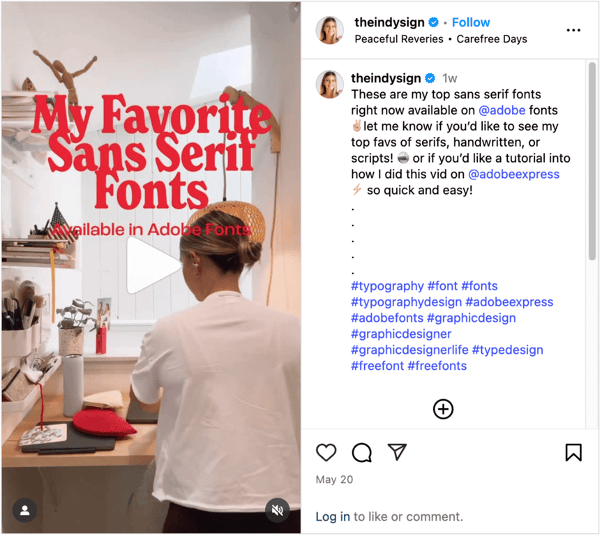 Postingan Instagram Indira Prieto