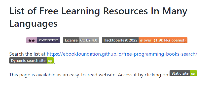 Repository GitHub ebookfoundation