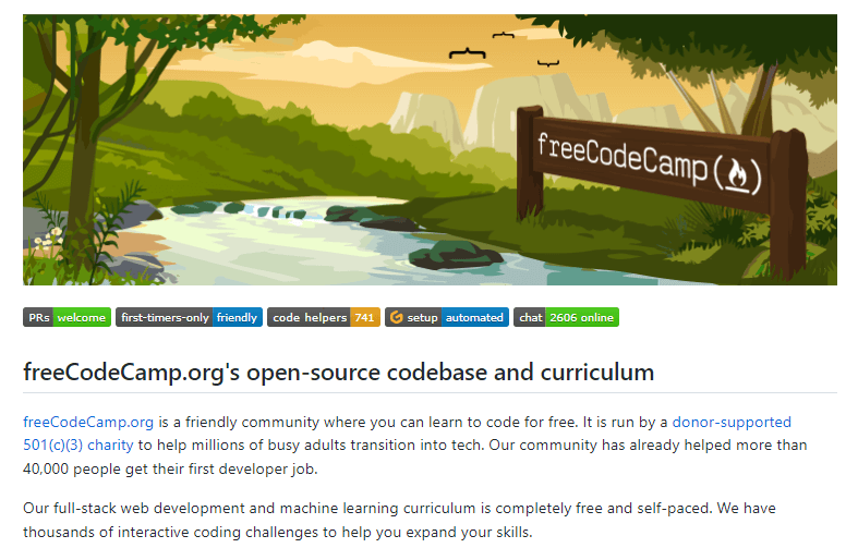 Repository GitHub freeCodeCamp