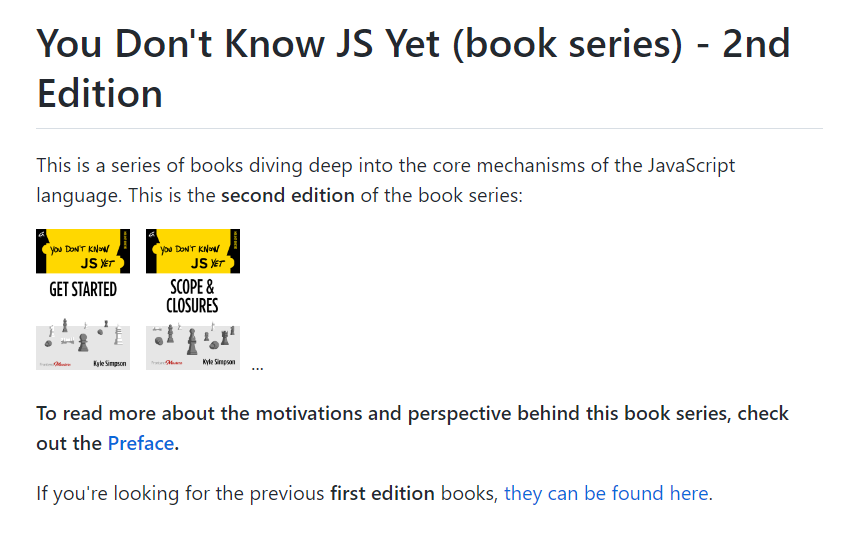 Repo you don't know JS