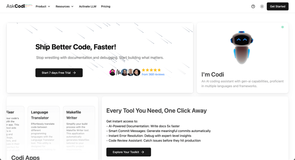 Homepage Askcodi