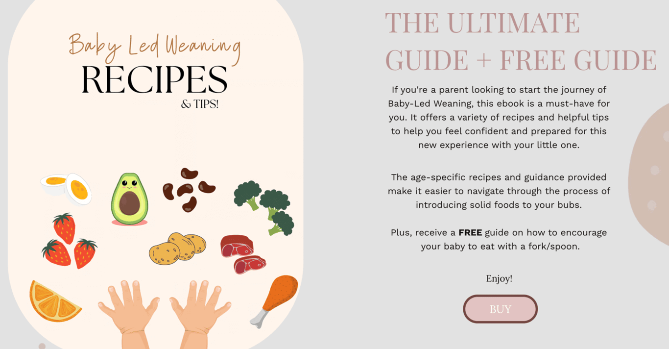 Halaman ebook di website Mama World